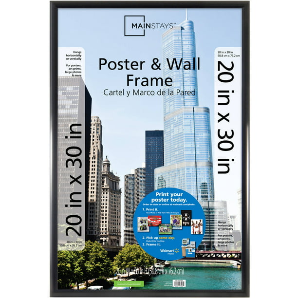 Details about  / 27x40  Poster Picture Frame Black Front Wall Display Home Decor Showcase New